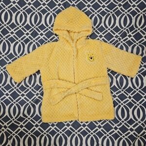 Disney Soft Yellow Baby Bathrobe